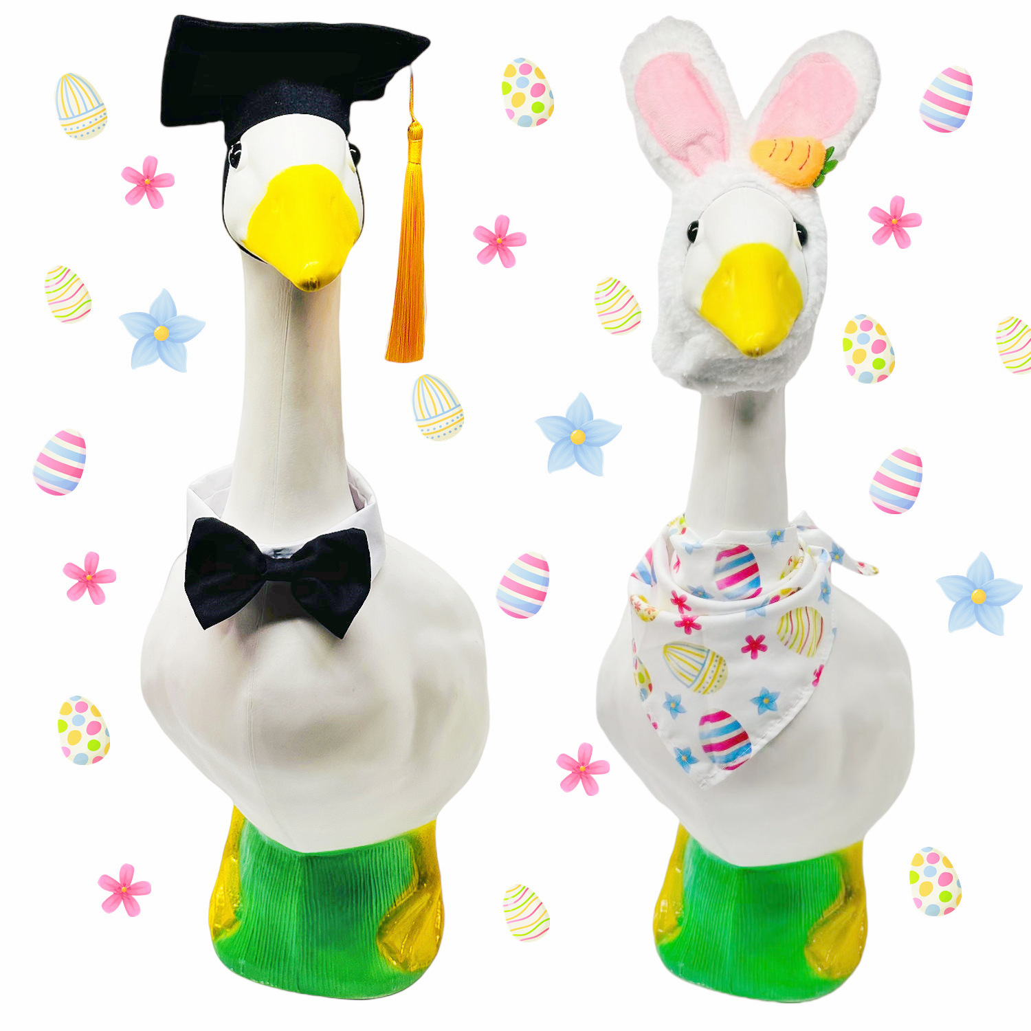 Cross-border 2026 New 35g Easter Porch Goose Dress Set 43g Graduation Season Set 23 inches pic 1