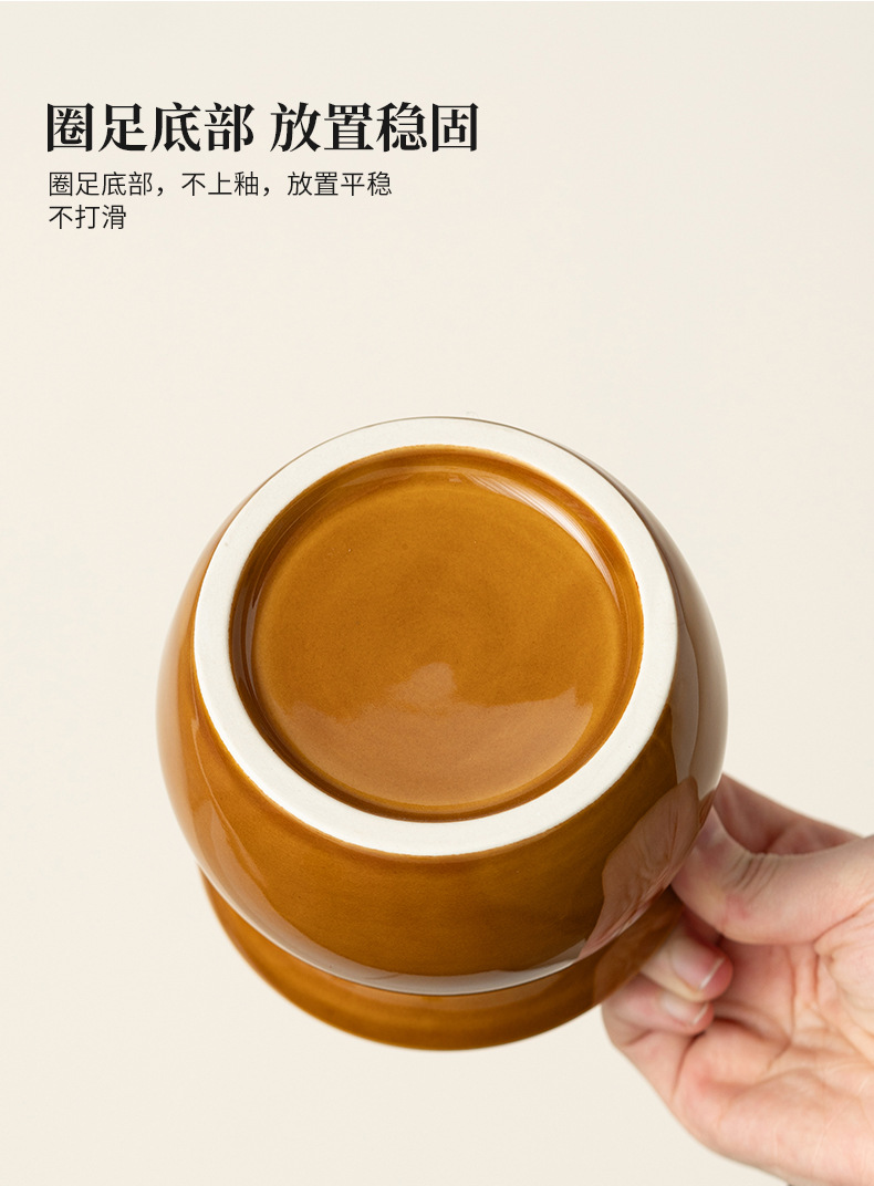 瓦罐炖盅隔水炖蒸蛋炖罐带盖汤罐中式沙县小吃一人份陶瓷煨汤汤盅详情16