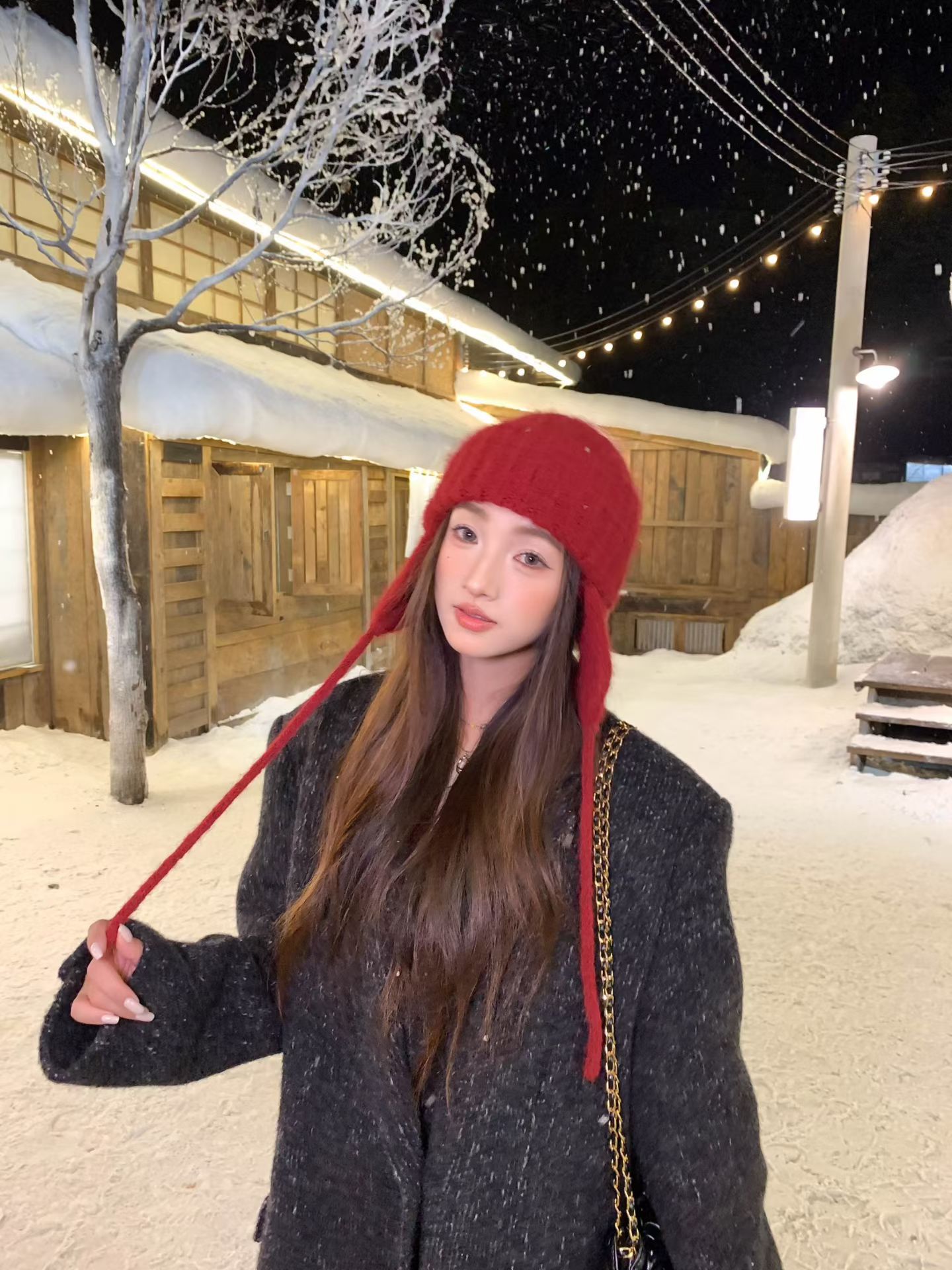 新款韩代针织护耳帽跨境出口电商直播围巾批发供应链供货详情2