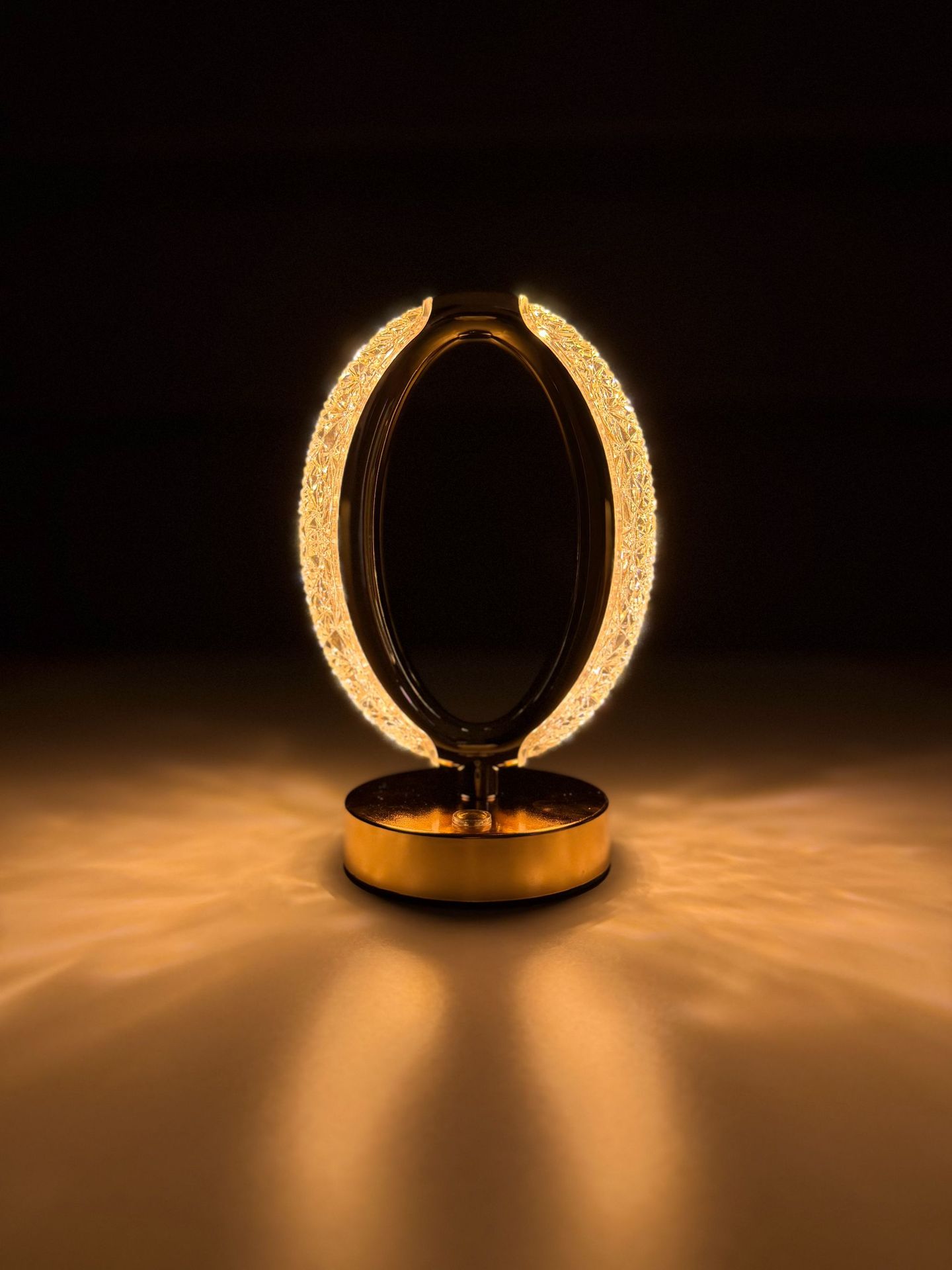 Cross-border night light, light luxury bedroom bedside lamp, night light, warm table lamp, ambient lamp, decorative eye-protecting touch lamp pic 2
