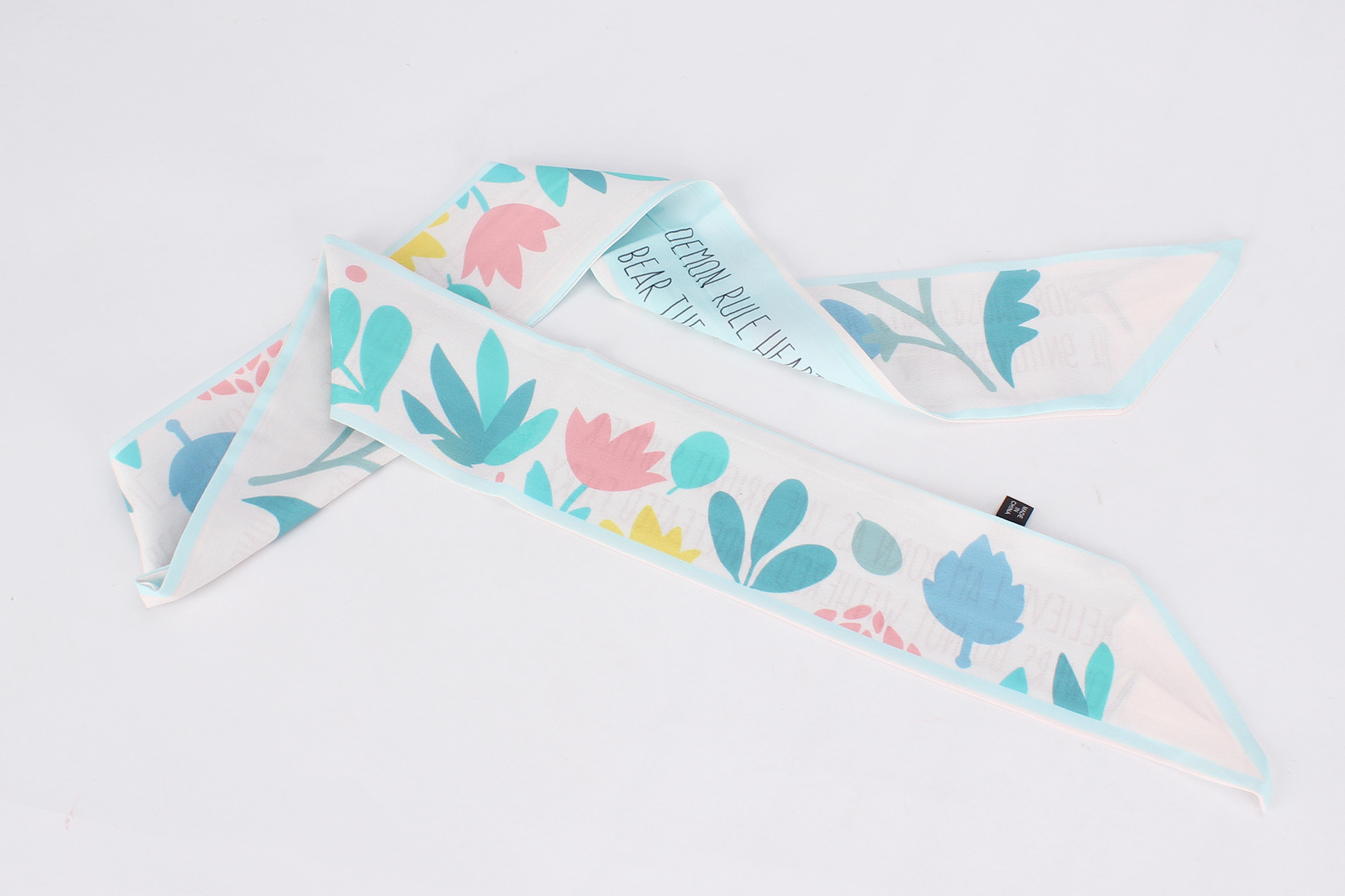 Small square scarf, long silk scarf, bag accessories (sold with bags - not shipped if purchased separately) pic 1