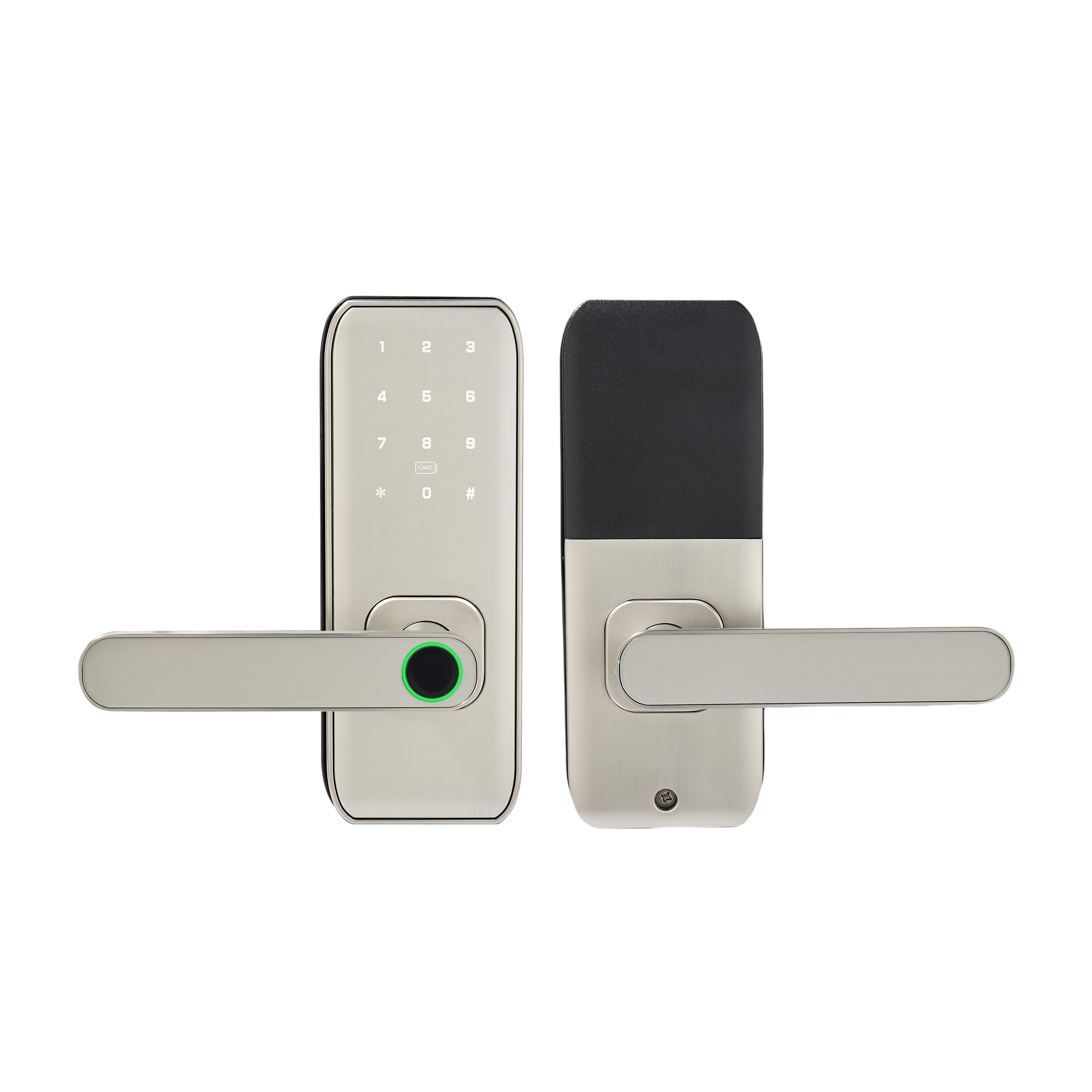 Tuya Tongtong smart Lock, fingerprint lock, household aluminum alloy house door lock, Wooden door lock, remote fingerprint password lock pic 2