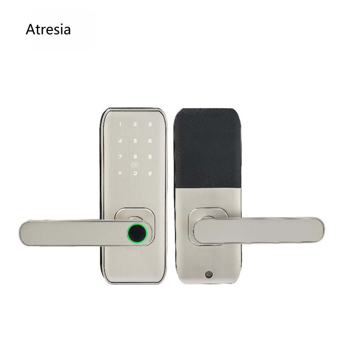 Tuya Tongtong smart Lock, fingerprint lock, household aluminum alloy house door lock, Wooden door lock, remote fingerprint password lock pic 4