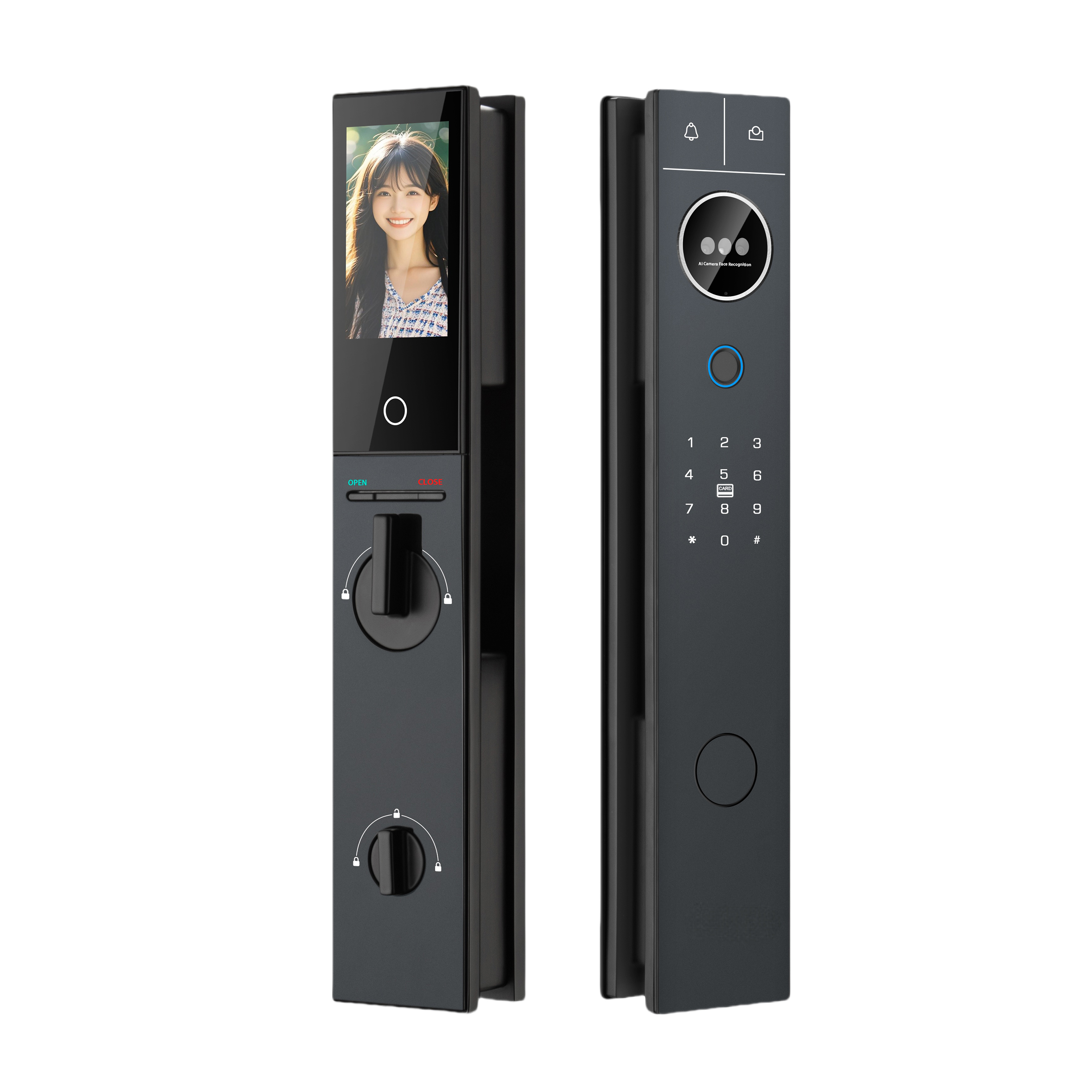 Tuya Tongtong smart Lock, fingerprint lock, Home door, Electronic lock, Remote Electronic door lock, card Swiping, fingerprint and password lock pic 3