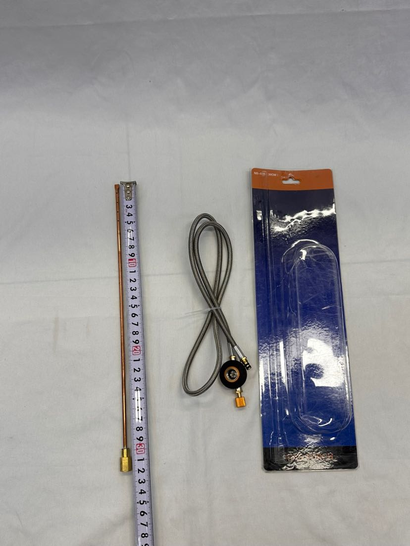 NS-03B（30CM）铜杆喷火延长杆户外喷枪延长气管套装点火杆详情3