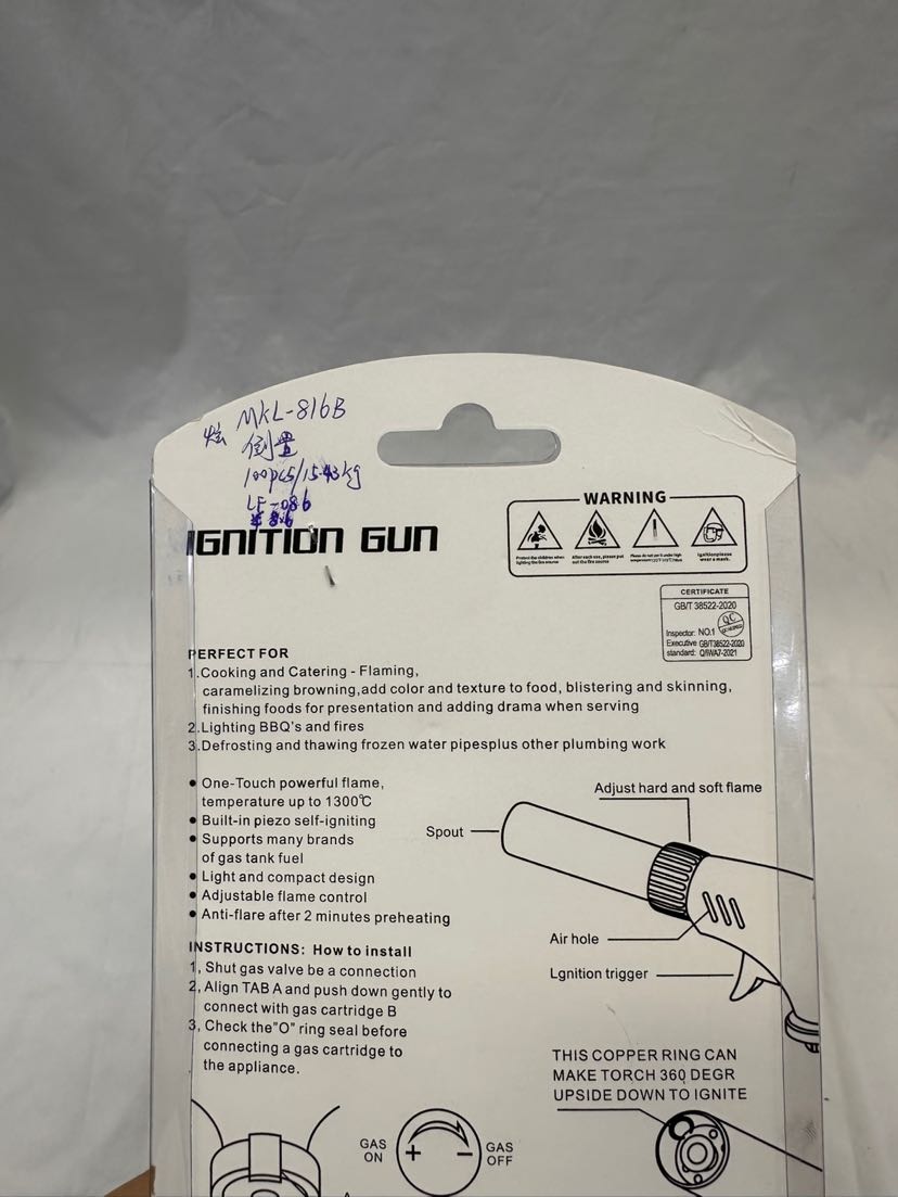 816B手持倒置卡式喷火器户外露营高温点火器烧炭去毛喷火器详情6