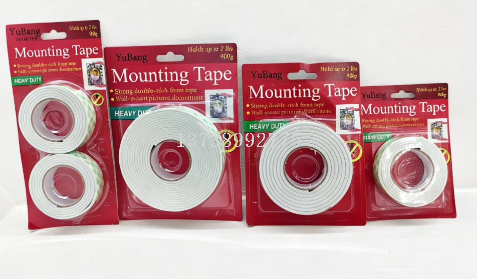 PE strong stick foam tape fabricantes al por mayor de embalaje independiente de doble cara adhesivo de espuma más pegamento y esponja engrosada doble cara cinta pic 8