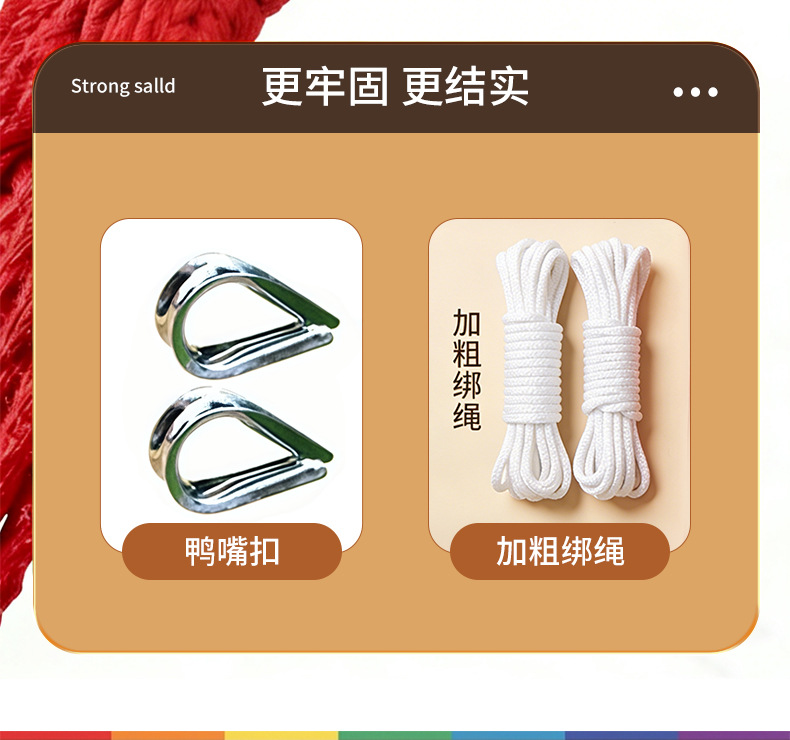 Outdoor canvas hammock, adult anti-rollover thickened swing, best-selling in 2026, portable hammock for home courtyard camping pic 5