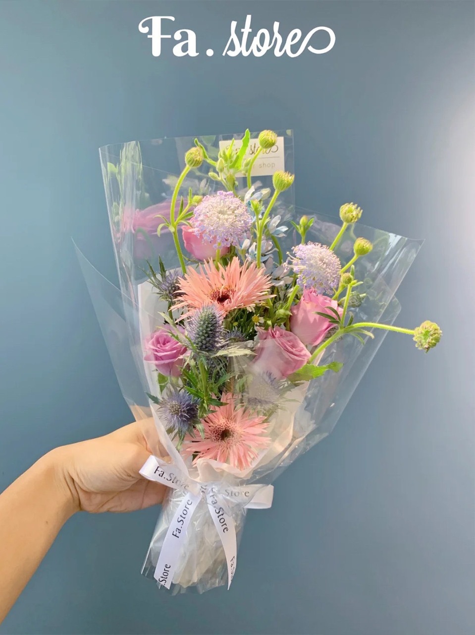 工厂定制玻璃纸花束包装纸防水防尘opp塑料膜鲜花包装材料玻璃纸详情7