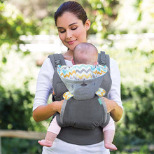 Cross border multi function baby strap Four Seasons respirable estilo simple doble hombro baby strap taburete de cintura de bebé pic 2