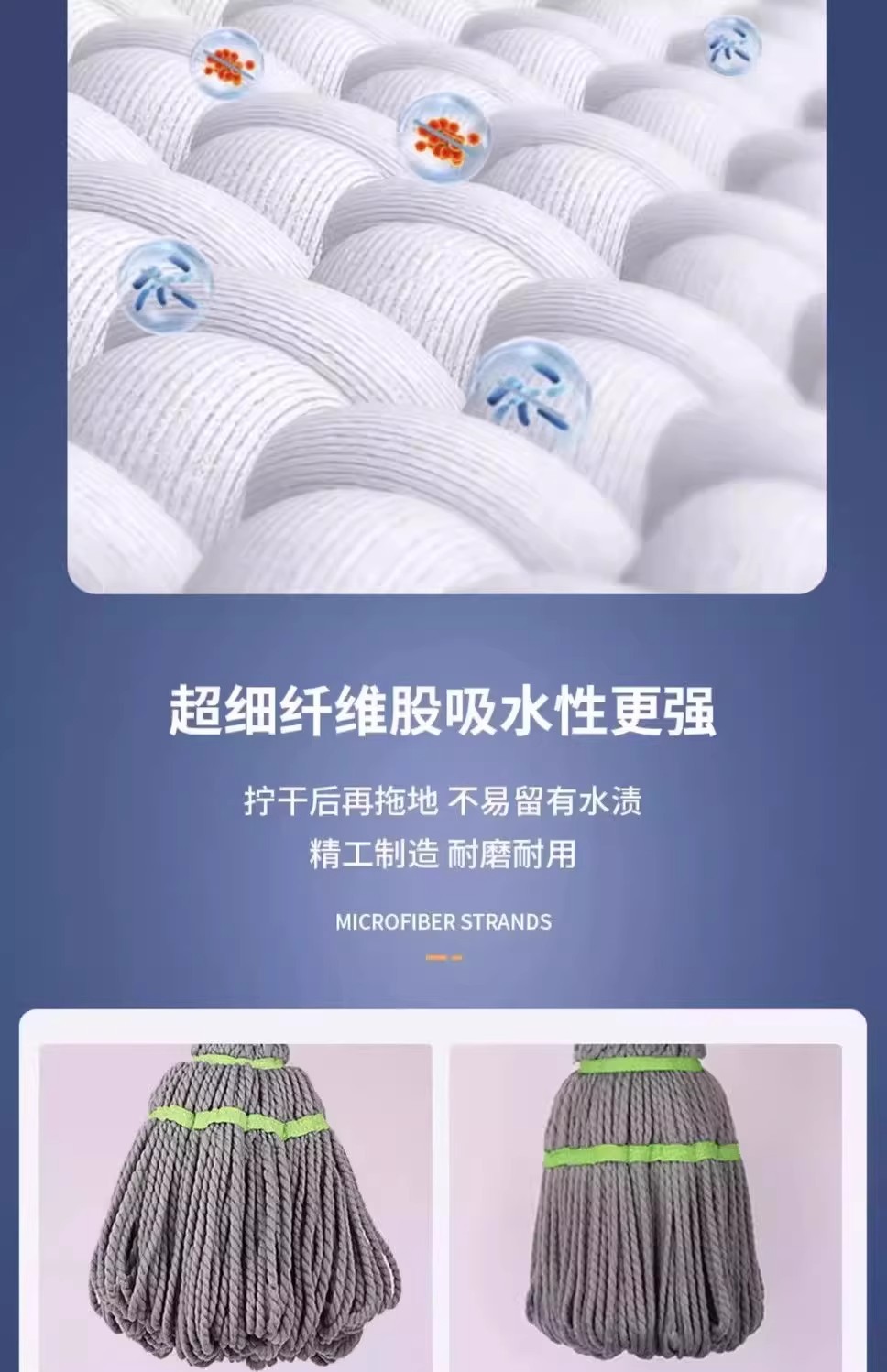 新款免手洗自拧水拖把家用懒人一拖净拖布拖把吸水墩布拖地详情7