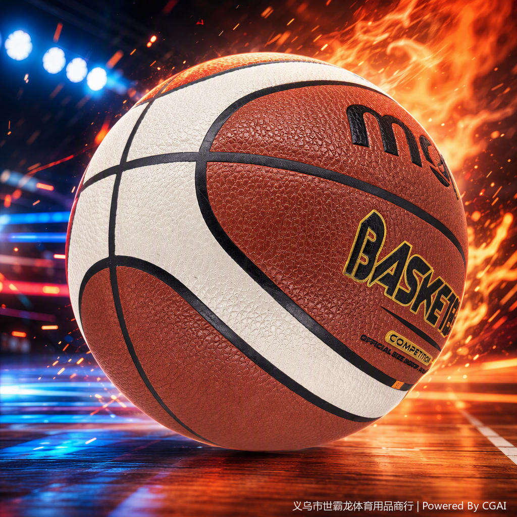 Naranja y blanco profesional de baloncesto resistente al desgaste y antideslizante adecuado para el entrenamiento interior y exterior juego artículos deportivos pic 3