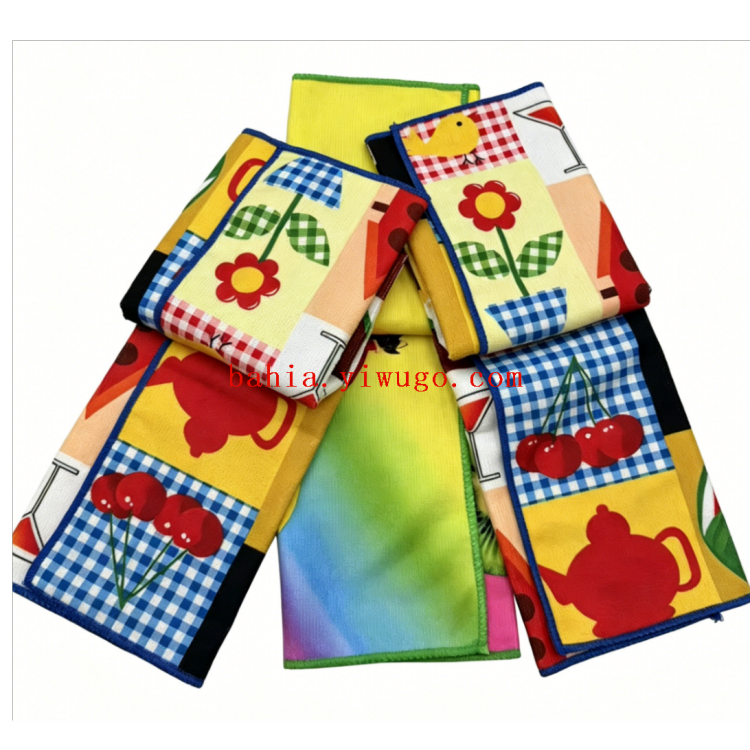 Factory direct sales of microfiber absorbent towels, cleaning cloths and stain removal cloths