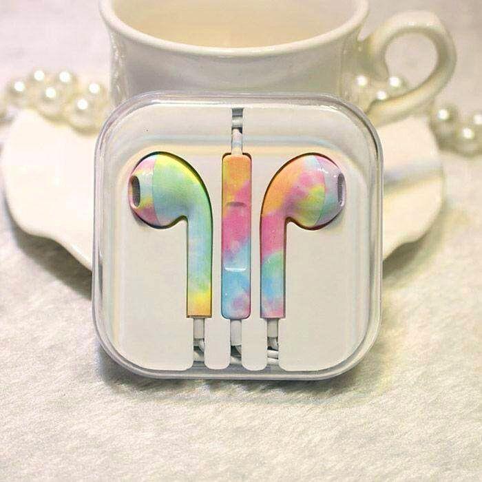 Suitable for vivo, iQOO, Huawei, OPPO Honor 20 mobile phones, silver earbuds, in-ear headphones, dazzling red details Picture