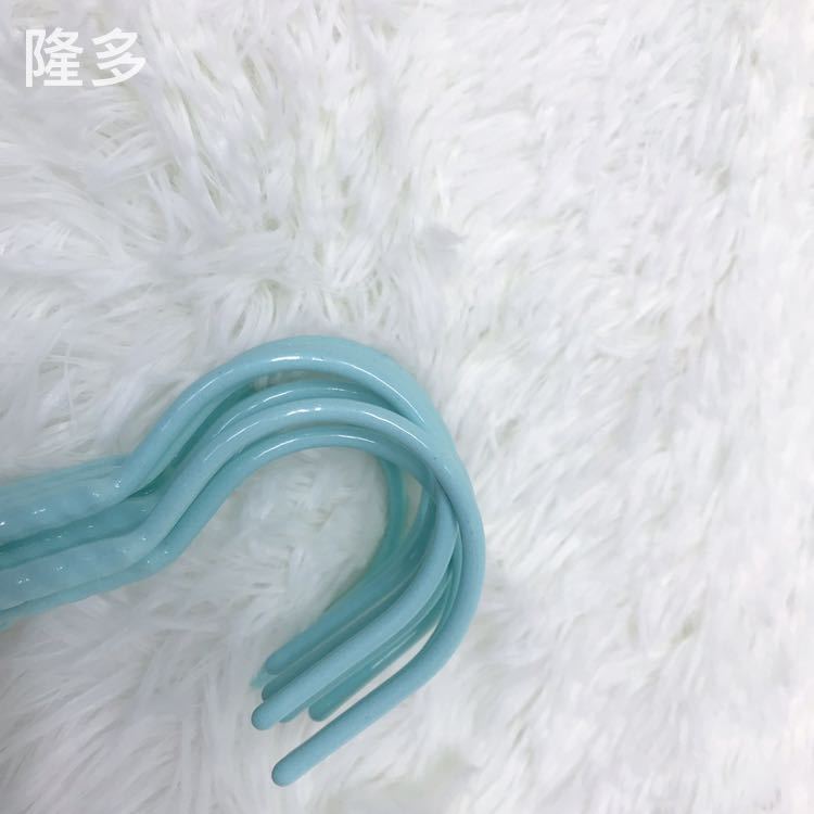 0066 Iron hanger, plastic hanger, girls' hanger, dormitory hanger, anti-slip hanger Specification image