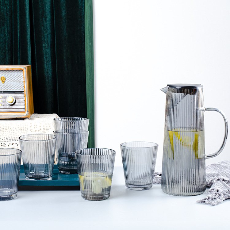 Cold water bottle, glass heat-resistant, high-temperature explosion-proof, household large-capacity water bottle, refrigerator water cup, teapot set, cold water bottle Application Scenario