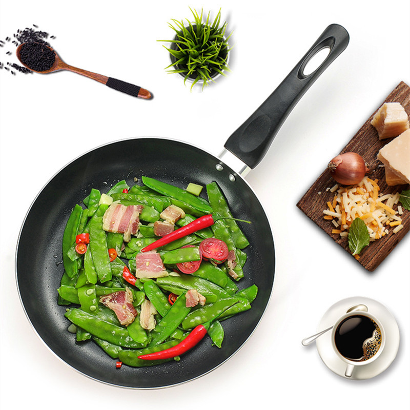 XJ10家用炒菜锅不粘锅平底煎蛋锅厨房热油锅早餐煎饼烙饼小煎锅