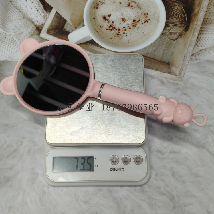 化妆镜跨境/面包镜/手持镜子/镜子/手持镜产品图