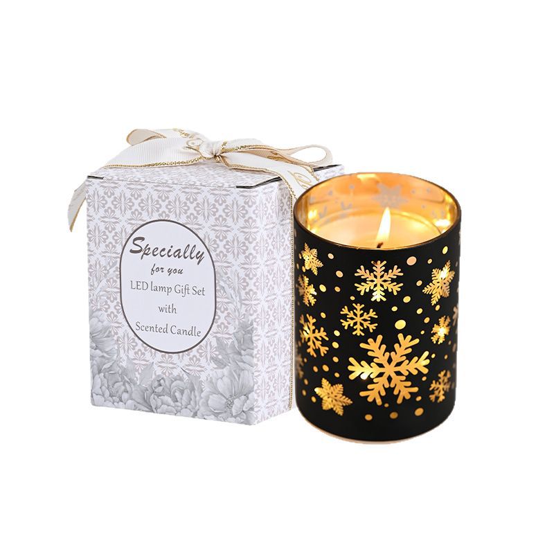 Christmas festive atmosphere decoration: LED scented candles, night lights, scene arrangement, decorative items, scented candles Application Scenario