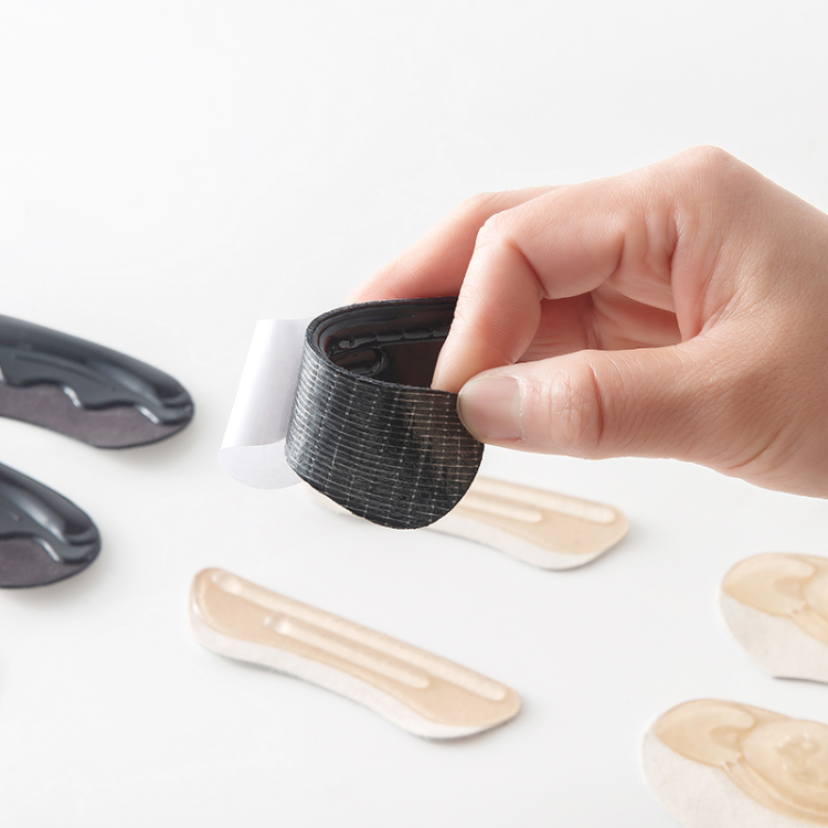 Silicone genuine leather back-fitting high heels, anti-friction foot stickers, large size modification, comfortable, washable, soft silicone paste, size adjustment, back-fitting Item Picture