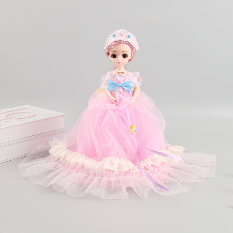 Sweet girl, princess, wedding dress, blinking doll, doll girl, birthday gift, children's toy, joint movable