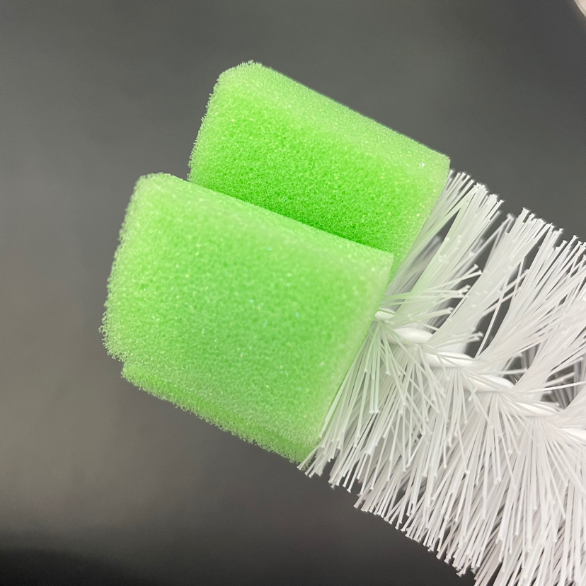Wholesale baby bottle brushes, plastic brushes, cup brushes, brush holders, mother and baby cleaning products, long-handled decontamination brushes details Picture