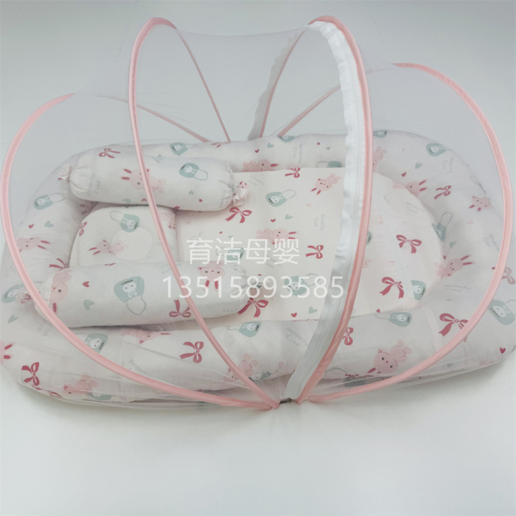 Baby mosquito net, crib, infant bed, middle bed, portable crib for newborns, baby shaping pillow, infant and toddler