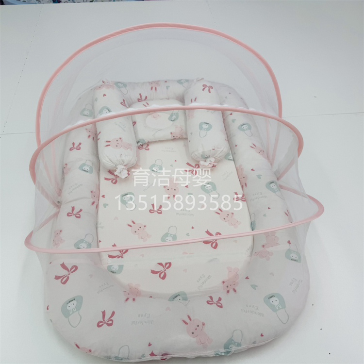 Baby mosquito net, crib, infant bed, middle bed, portable crib for newborns, baby shaping pillow, infant and toddler details Picture