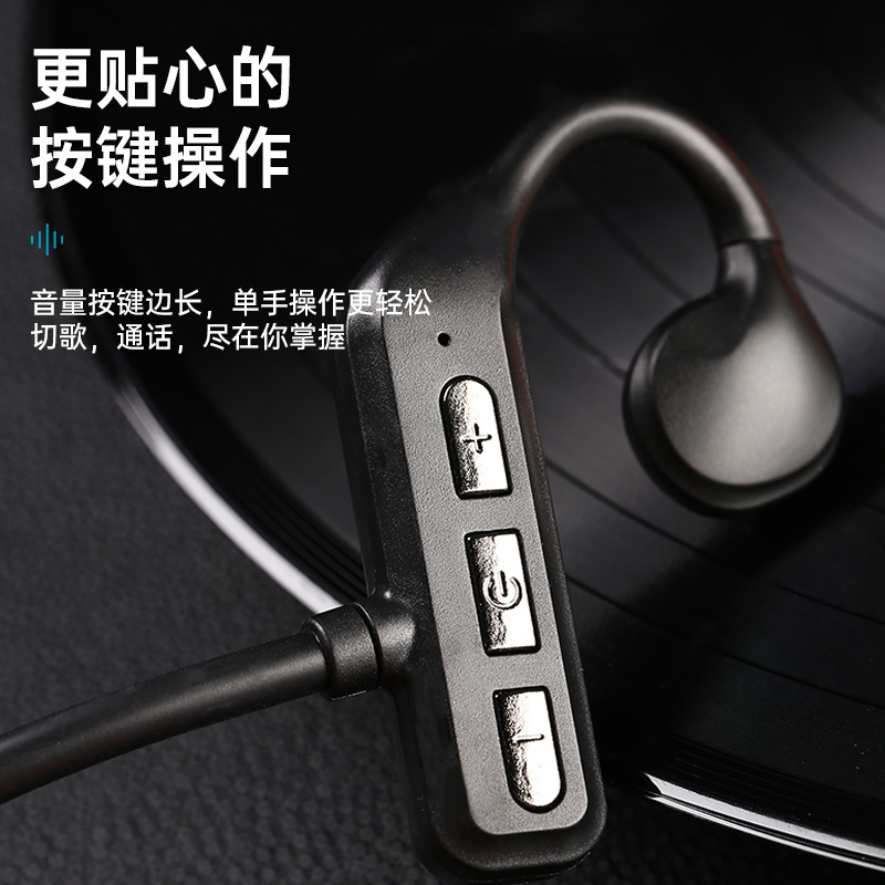 KS-19 Bone Conduction Bluetooth Headphones, neck-hugging exercise non-in-ear stereo headphones, factory direct sale as gifts Specification image