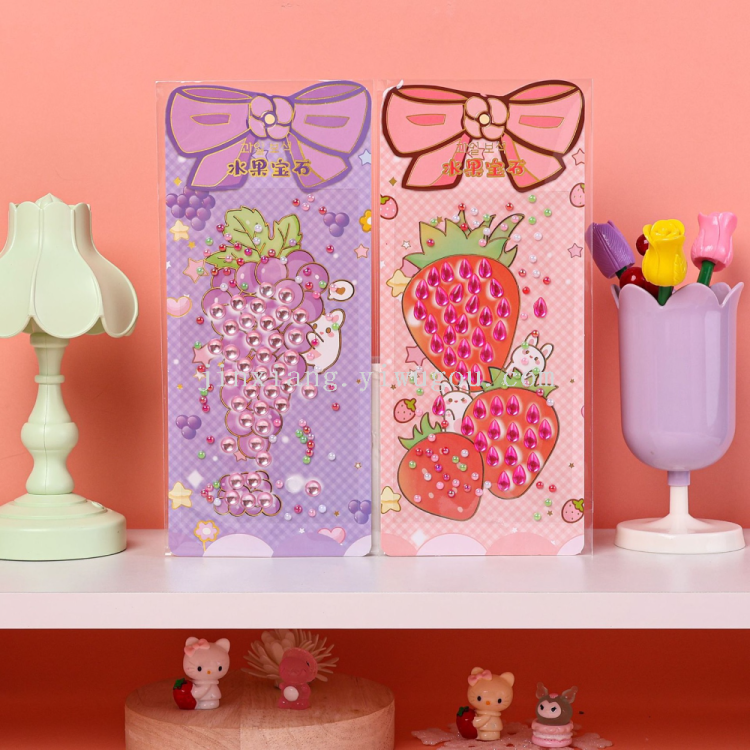 可爱水果主题装饰画农村客厅装饰画壁画卧室农村别墅装饰画迎客松新中式