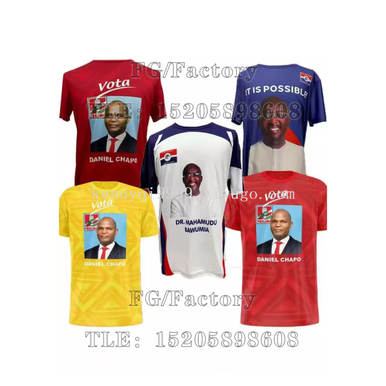 Customized cross-border election uniforms and presidential campaign shirts are now on sale full figure