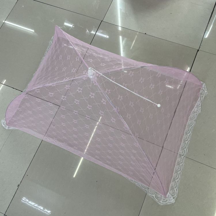The baby mosquito net cover is foldable and can be used on the baby's bed. It has lace edges for newborns and does not require the installation of mosquito repellent covers. It is suitable for children details Picture