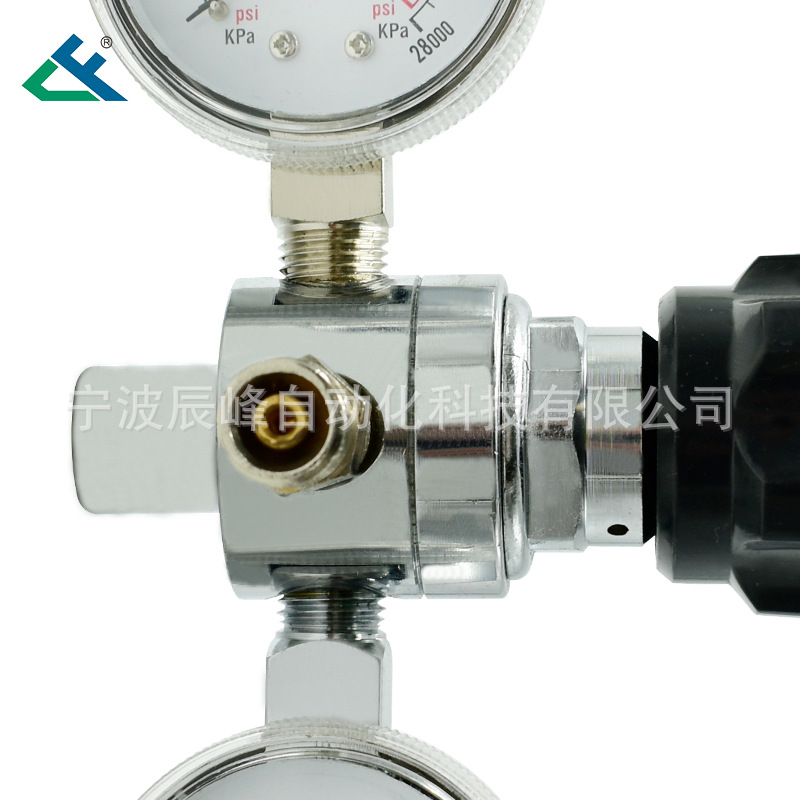 Industrial gas pressure reducing valve, pressure reducer, pressure regulating valve, gas regulating pressure reducing valve OR8-01, gas pressure reducer Specification image