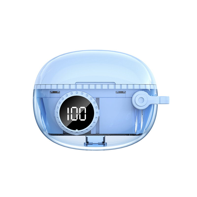 The cross-border e-commerce bestseller M25 transparent semi-in-ear Bluetooth headphones TWS ultra-long battery life noise-cancelling headphones Application Scenario
