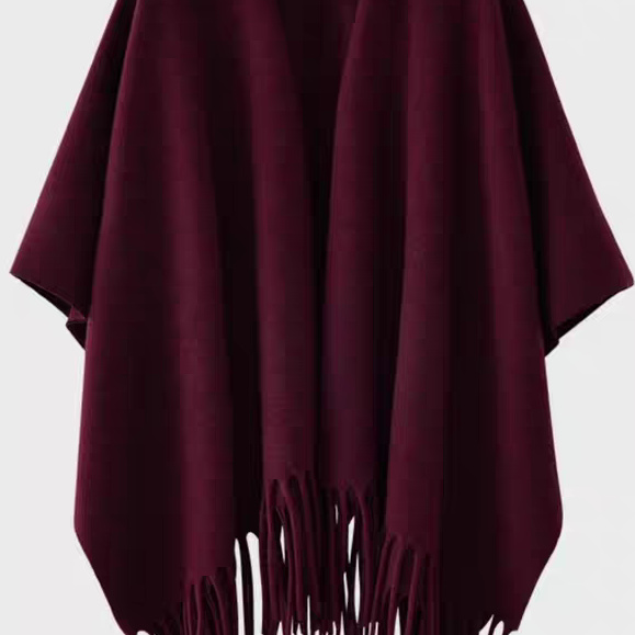 Cross-border scarf wholesale e-commerce live-streaming supply chain supply of solid-color imitation cashmere split shawls details Picture