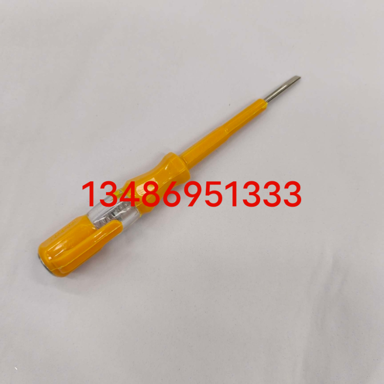 Electrician's voltage tester, household electrician's voltage detector, high-brightness insulated voltage tester, wholesale electrician's work pen, induction voltage tester Specification image