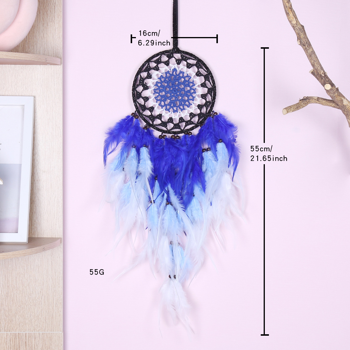 Devil's Eye Dreamcatcher Decorative Hanging piece, Dreamcatcher Wall Hanging, Wall Decoration, Dreamcatcher Hanging piece, Wall decoration Dreamcatcher Item Picture