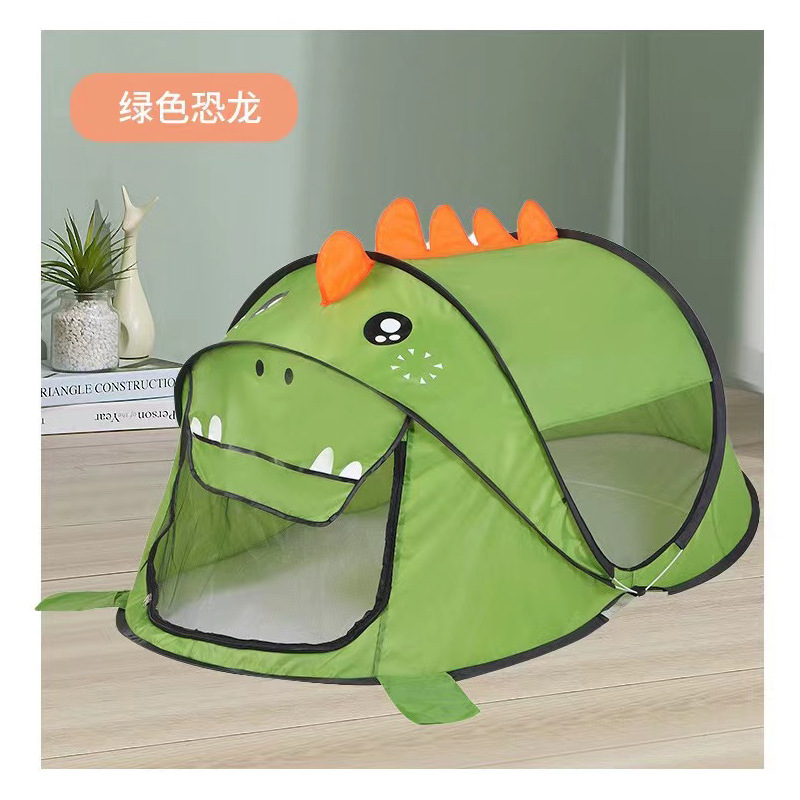 批发儿童可折叠帐篷室内玩具屋宝宝过家家小房子游戏球池弹开帐篷白底实物图