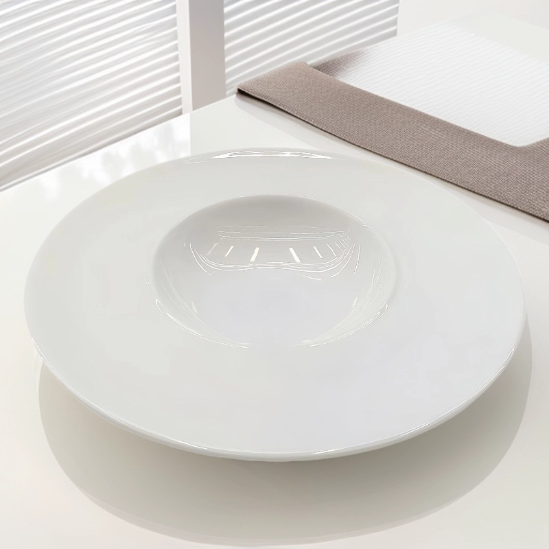 白色密胺拼盘餐具瓷盘餐盘12件装家用套装