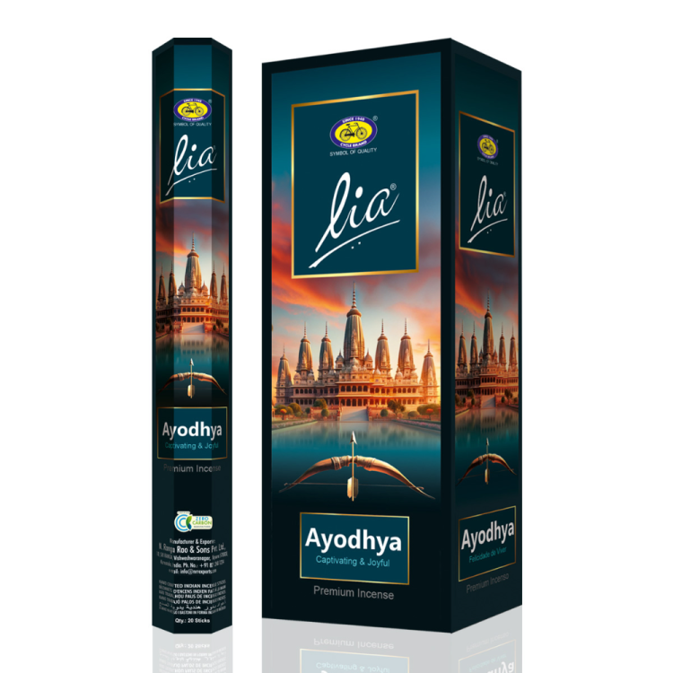 进口印度香塔香瑜伽线香天然草本植物原料Ayodhya Hexa.