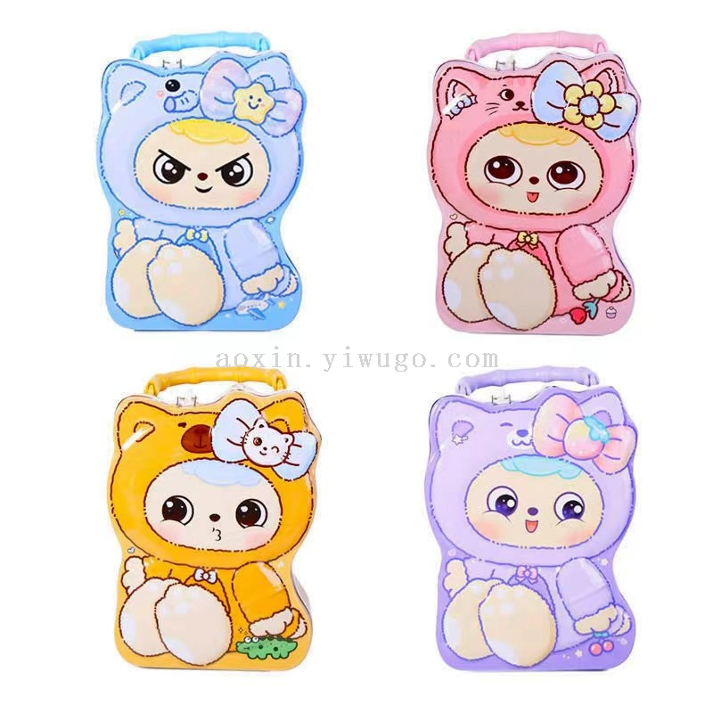 Cartoon animal-shaped handbags, gift bags, plastic PVC bags, Cantonese breakfast clothing store packaging bags