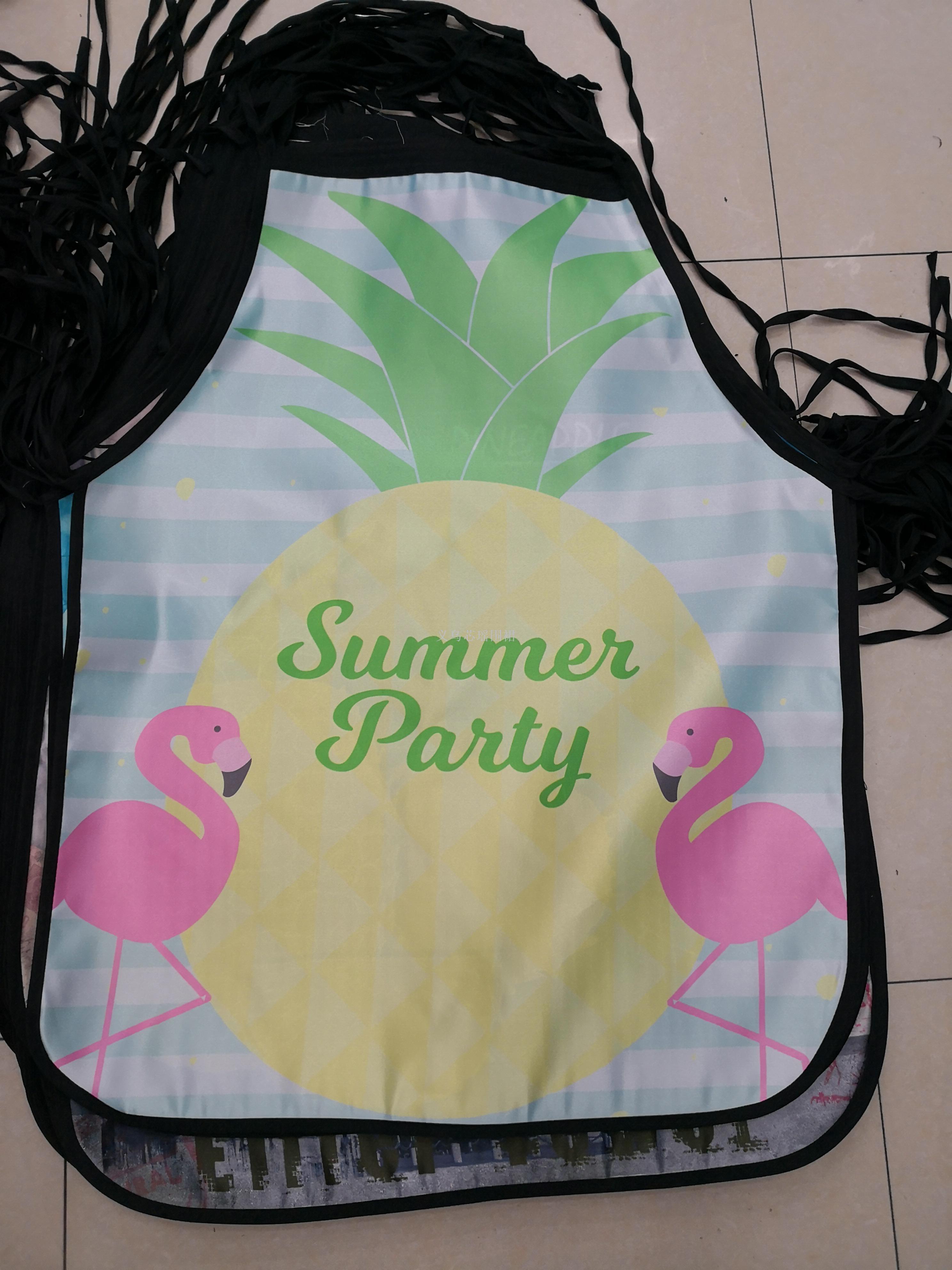 家务围裙、袖套实物图