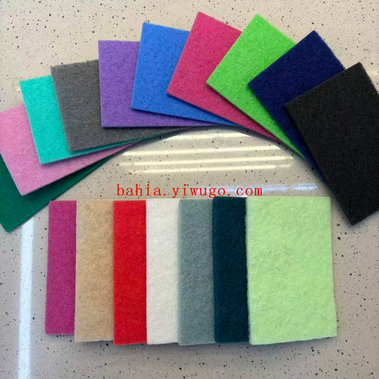 A variety of sizes of sand-free scouring pads, kitchen scrubbers for washing POTS and dishes, sponges for cleaning, stain-removing and oil-removing cloths, bahia Item Picture