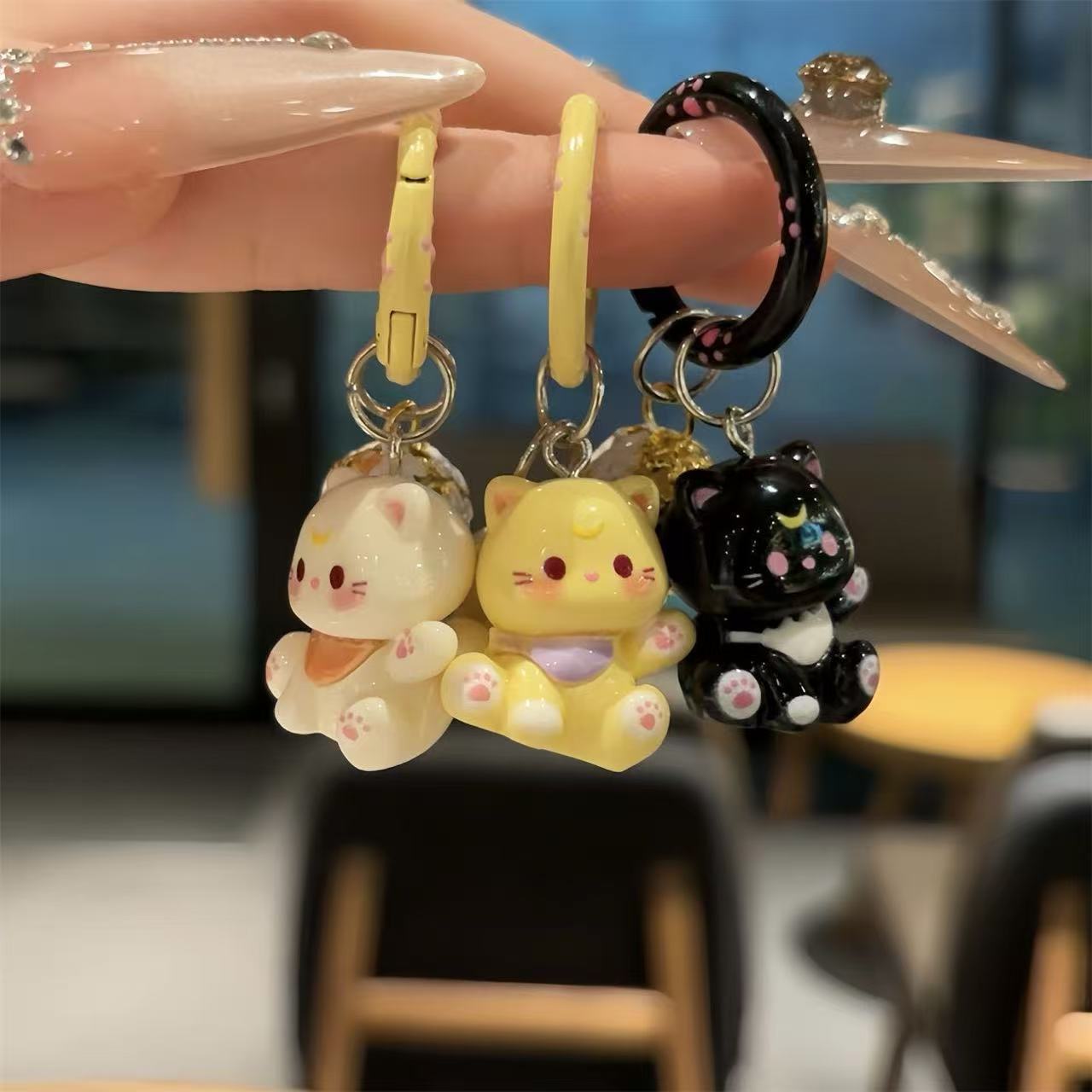 Cute cat pendants, dog chains, pet necklaces, nameplates, cross-border pet accessories Specification image