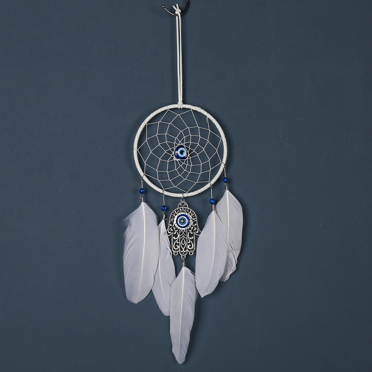 Devil's Eye Palm Pendant, Dreamcatcher, room decoration, hand-woven creative birthday gift Item Picture