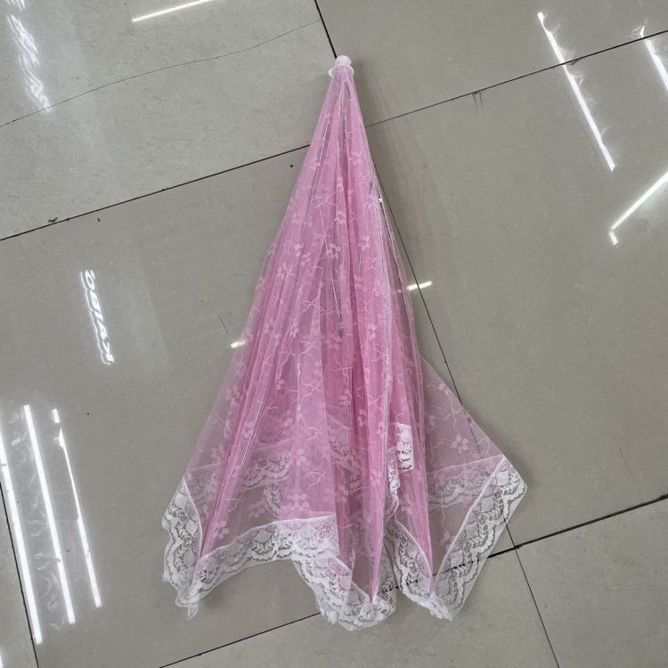 The baby mosquito net cover is foldable and can be used on the baby's bed. It has lace edges for newborns and does not require the installation of mosquito repellent covers. It is suitable for children Item Picture
