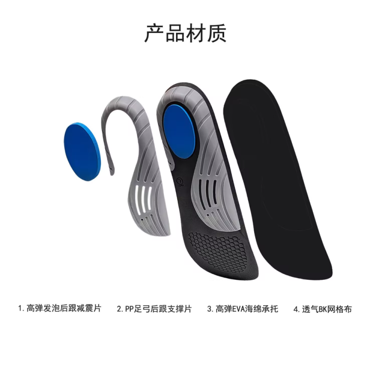 New flat foot correction insoles, men's and women's arch support orthopedic insoles, foot massage breathable insoles Application Scenario
