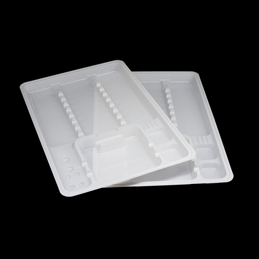 Dental disposable multi-functional separated instrument tray, medical classification storage tray, separated box details Picture