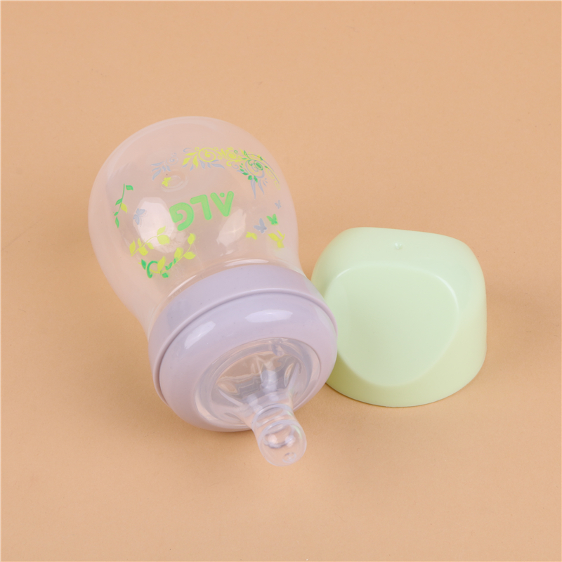 PP材质200毫升规格易于清洁婴幼儿宽口奶瓶 厂家直销