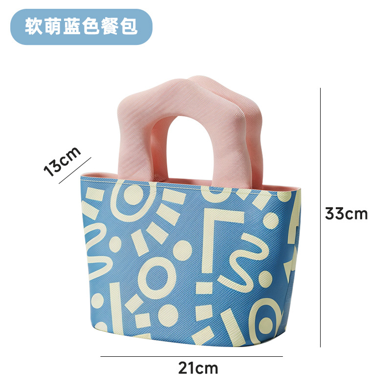 High-appearance-level lunch box, insulated bag, thickened large-capacity waterproof, special handbag for office workers and students, portable picnic bag, cold storage bag, lunch bag Specification image